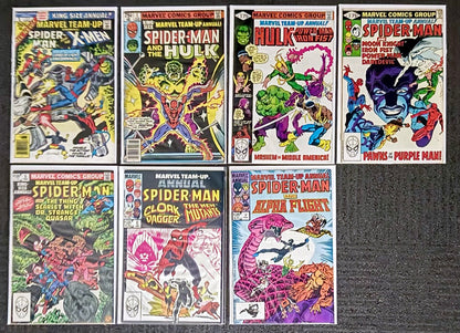 🔑 MARVEL TEAM-UP #1-150 + ANNUALS #1-7 COMPLETE SERIES 1972