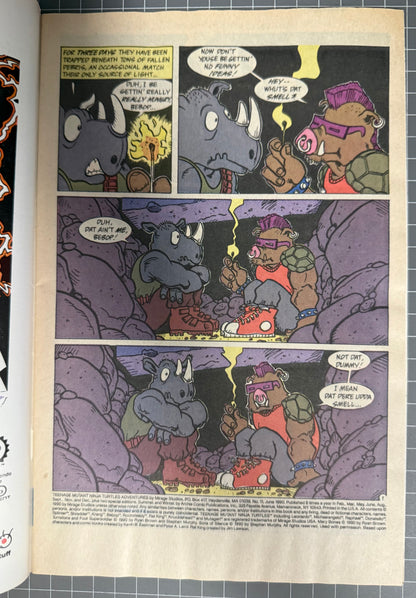 TEENAGE MUTANT NINJA TURTLES ADVENTURES #11 [ARCHIE] NEWSSTAND COMIC 1990 VF