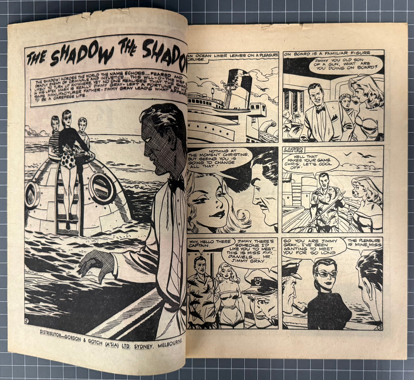THE SHADOW #100 [TRICHO] AUSTRALIAN PRE-DECIMAL COMIC 1962