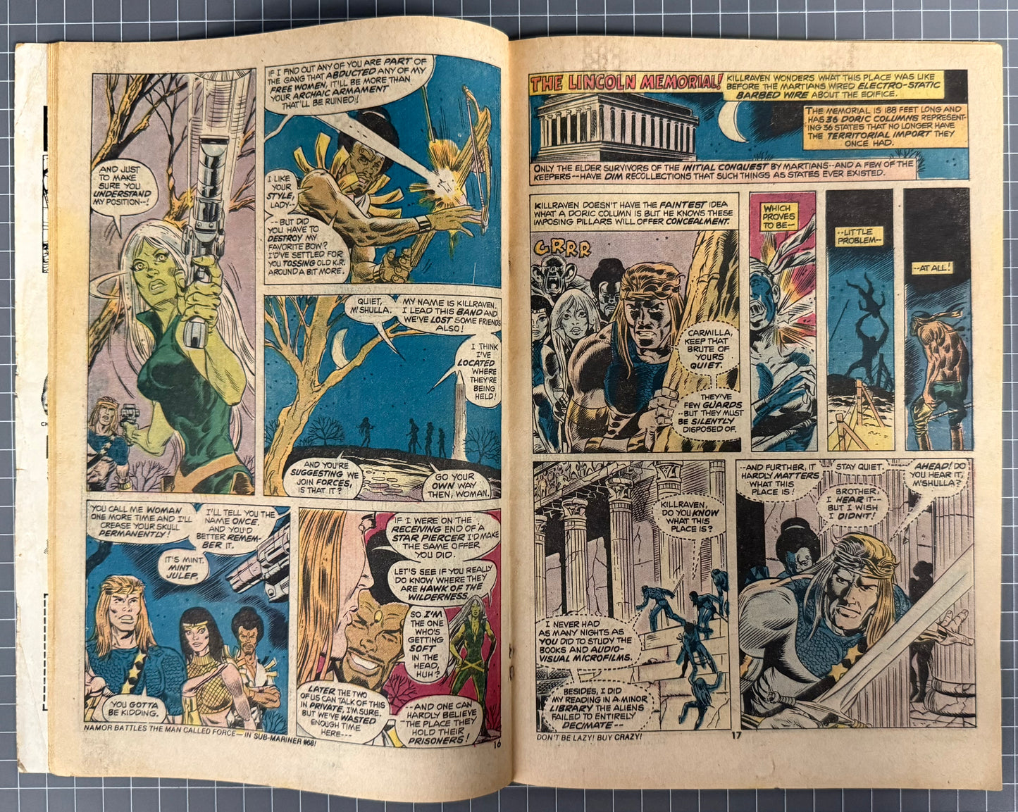 AMAZING ADVENTURES #22 [MARVEL COMICS] *WAR OF THE WORLDS* 1974 GD