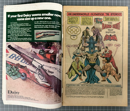 BATMAN #273 [DC COMICS] *UNDERWORLD OLYMPICS '76* 1976 GD+