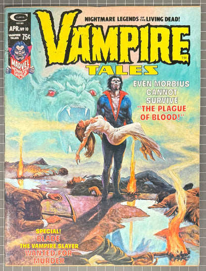 VAMPIRE TALES #10 [MARVEL] HORROR MAGAZINE 1975 FN/VF