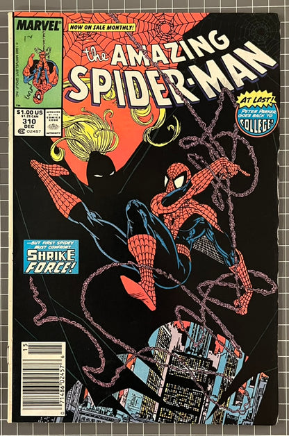 THE AMAZING SPIDER-MAN #310 [MARVEL COMICS] *TODD MCFARLANE COVER* 1988 VG/FN