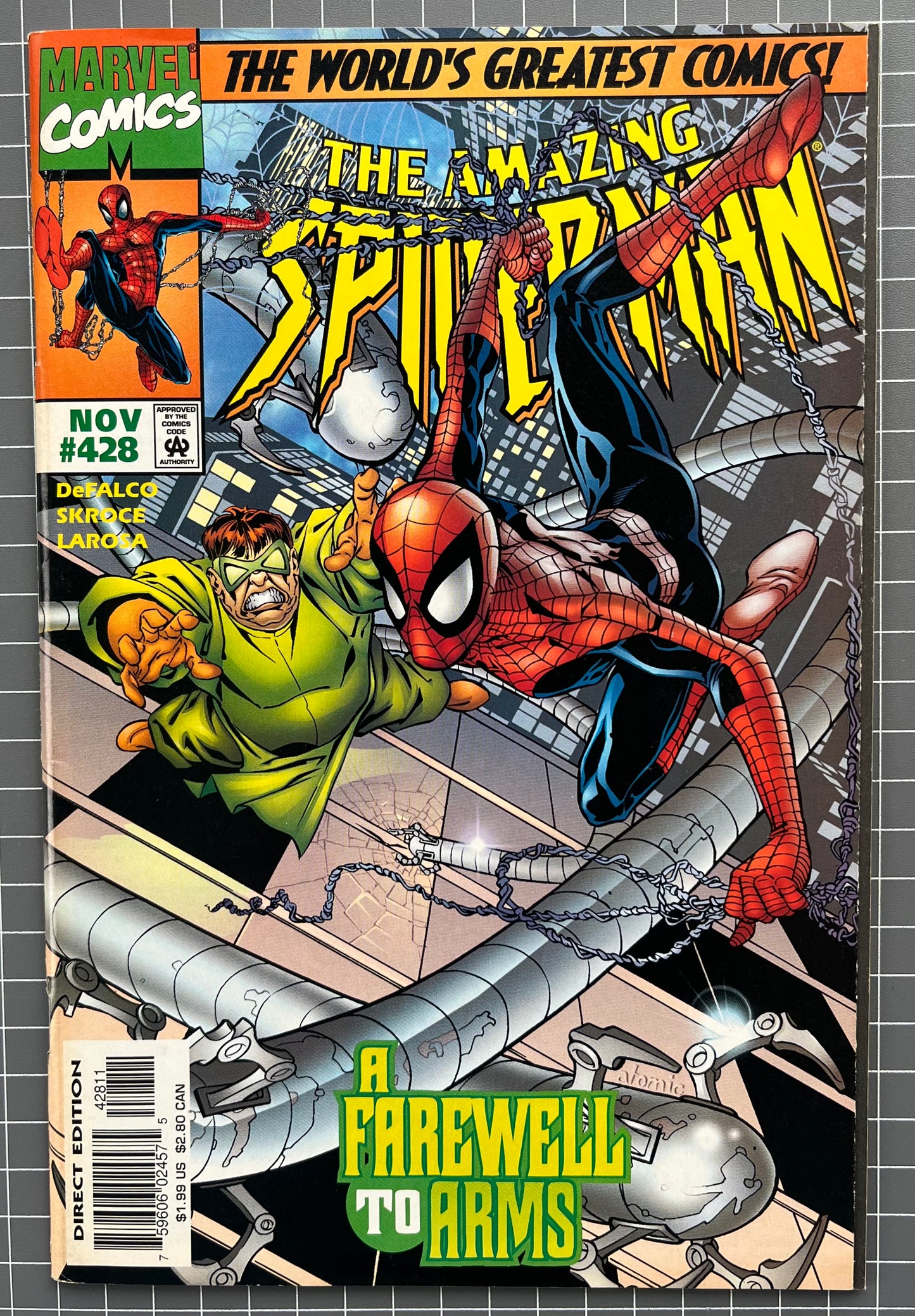 THE AMAZING SPIDER-MAN #428 [MARVEL COMICS] DIRECT 1997 VF