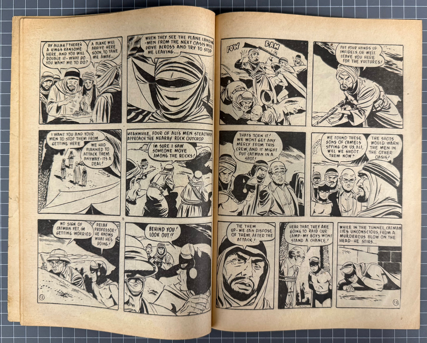 CATMAN #19 [TRICHO] AUSTRALIAN *SCARCE* PRE-DECIMAL COMIC 1963