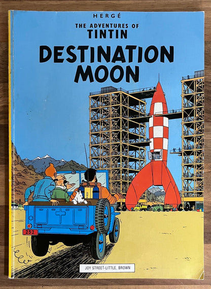Hergé: Tintin Lot of 11 Joy Street Little Brown PBs, American Eds 1970s