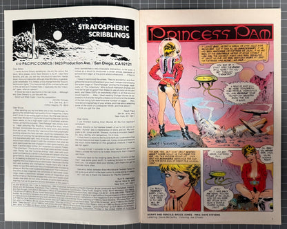 🔑 ALIEN WORLDS #4 [PACIFIC COMICS] *DAVE STEVENS COVER* 1983 VF/NM