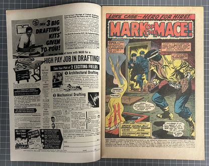 HERO FOR HIRE #3 [MARVEL COMICS] DIRECT 1972 FN+