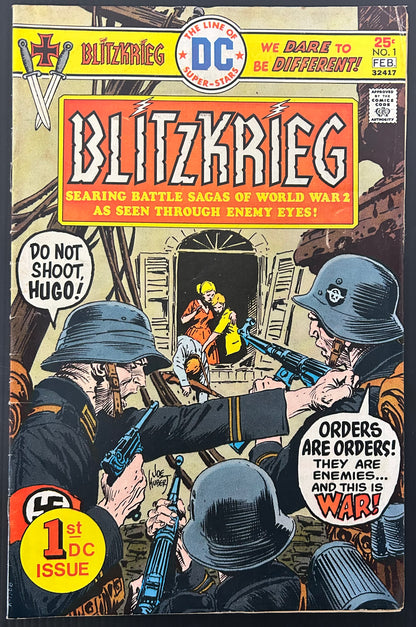 BLITZKRIEG #1 [DC COMICS] DIRECT 1976 VG/FN