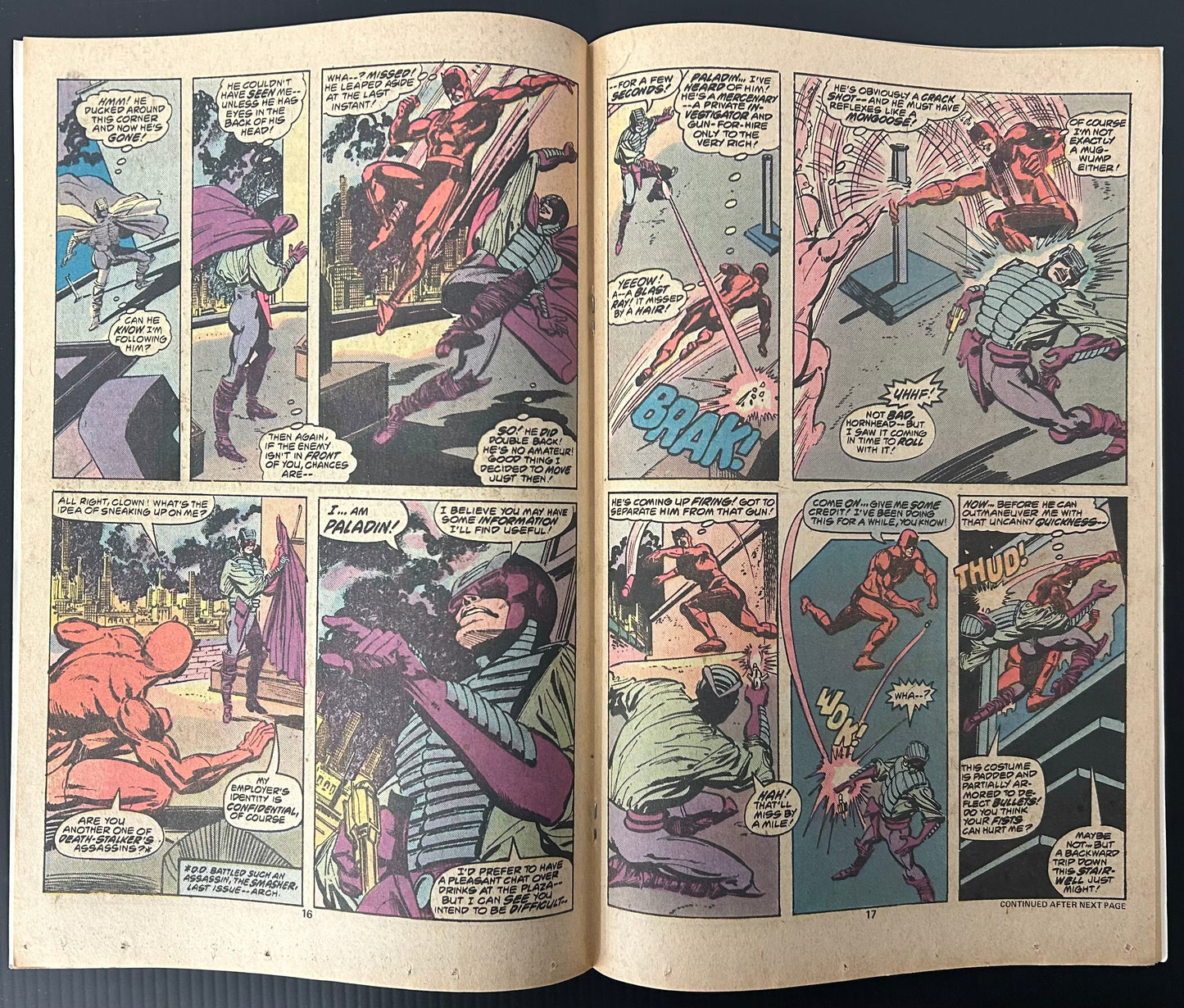 🔑 DAREDEVIL #150 [MARVEL COMICS] NEWSSTAND *1ST APP. PALADIN* 1978 FN/VF