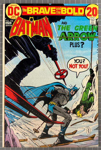 THE BRAVE AND THE BOLD #106 [DC COMICS] *JIM APARO COVER* 1973 FN+