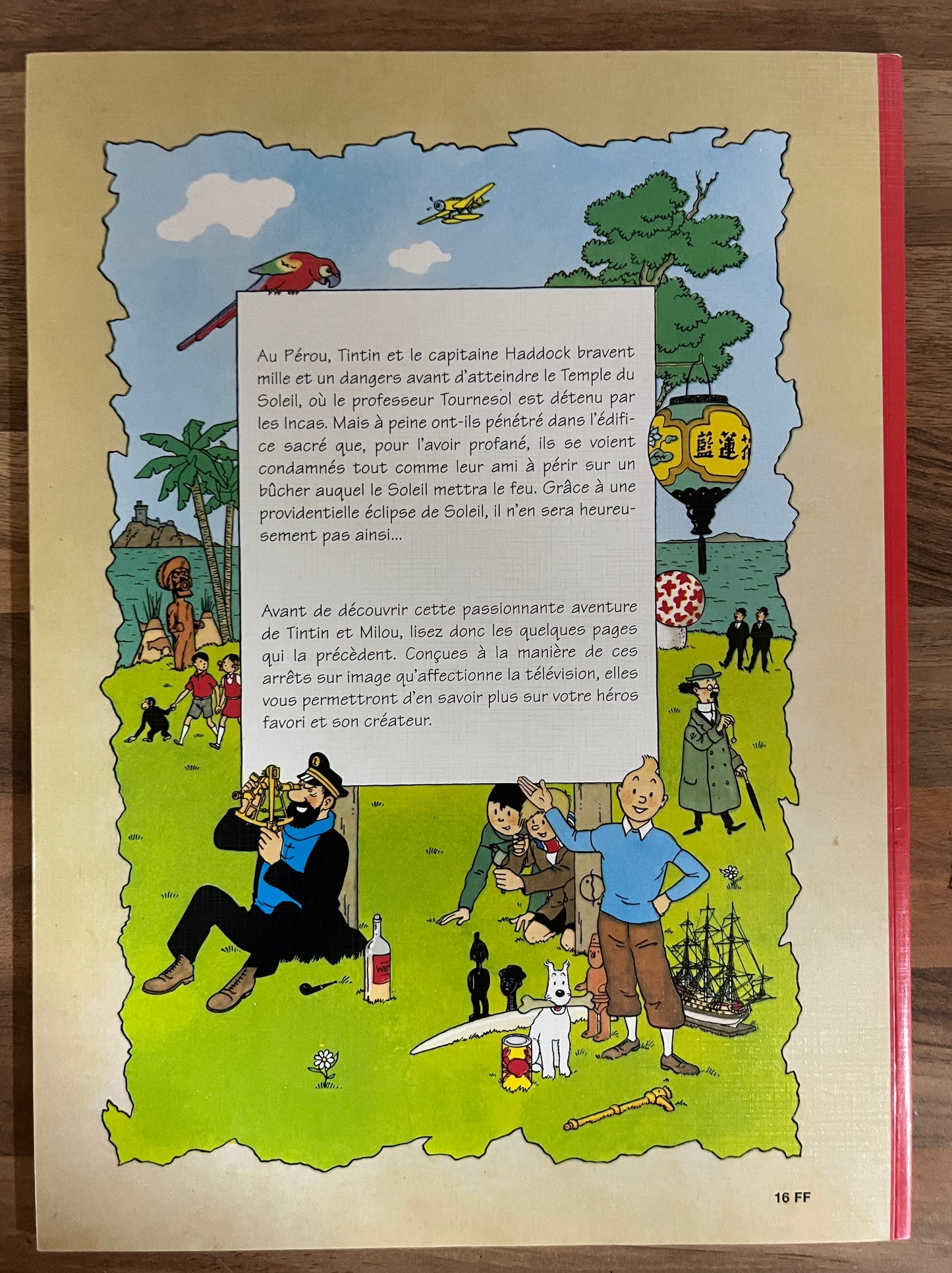Les Aventures de Tintin: Le Temple Du Soleil - Herge, (Casterman 1999 promotional edition)