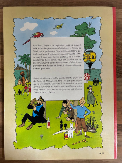 Les Aventures de Tintin: Le Temple Du Soleil - Herge, (Casterman 1999 promotional edition)