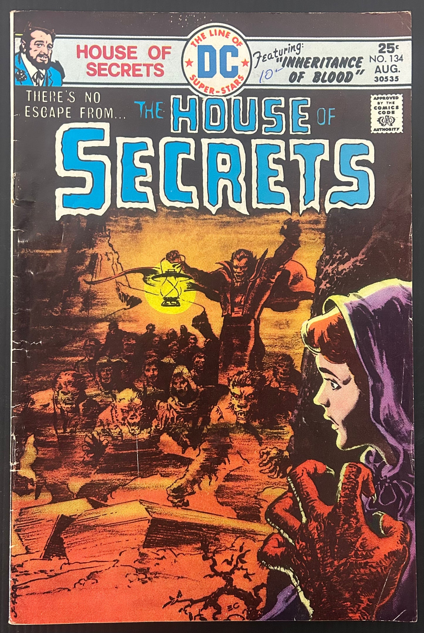 HOUSE OF SECRETS #134 [DC] COMIC 1975 VG/FN