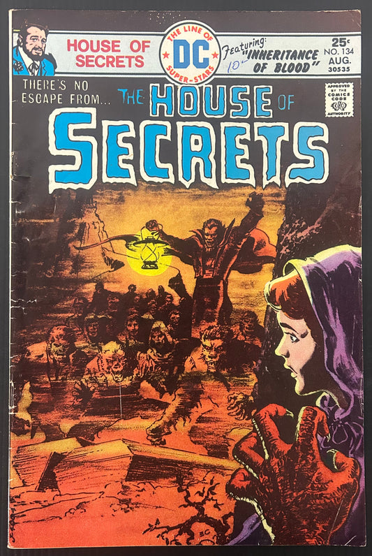 HOUSE OF SECRETS #134 [DC] COMIC 1975 VG/FN