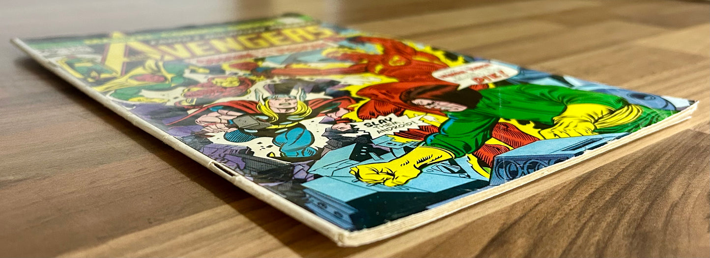 🔑 THE AVENGERS #134 [MARVEL COMICS] *VISION TORCH ORIGIN* 1975 GD/VG