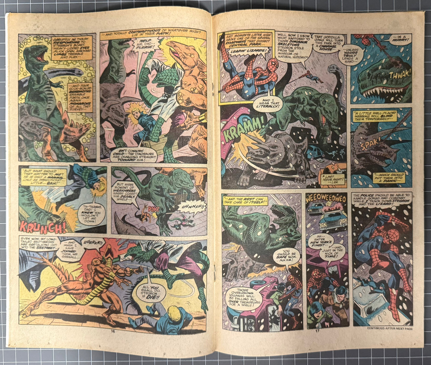 THE AMAZING SPIDER-MAN #166 [MARVEL COMICS] NEWSSTAND 1977 VG