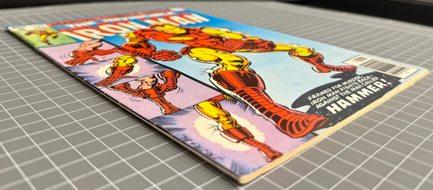 🔑 IRON MAN #126 [MARVEL COMICS] NEWSSTAND *DEMON IN A BOTTLE PART 7* 1979 FN/VF