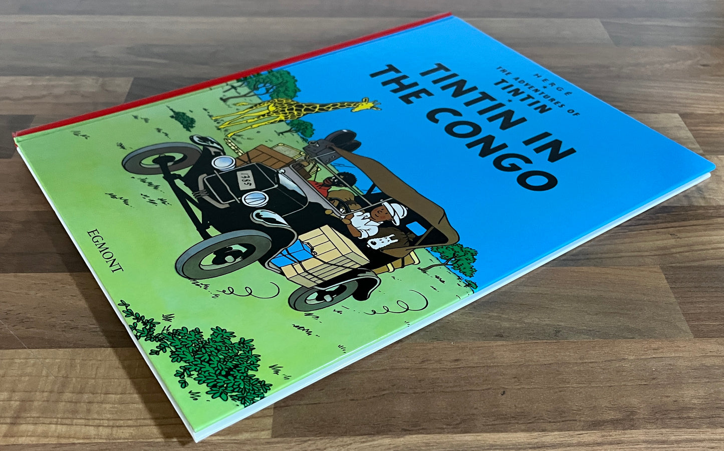 Adventures of Tintin: Tintin in the Congo by Herge Hardcover Book, Egmont, 2011 *SCARCE*