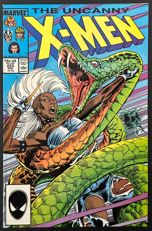 UNCANNY X-MEN #223 [MARVEL COMICS] DIRECT 1987 VF