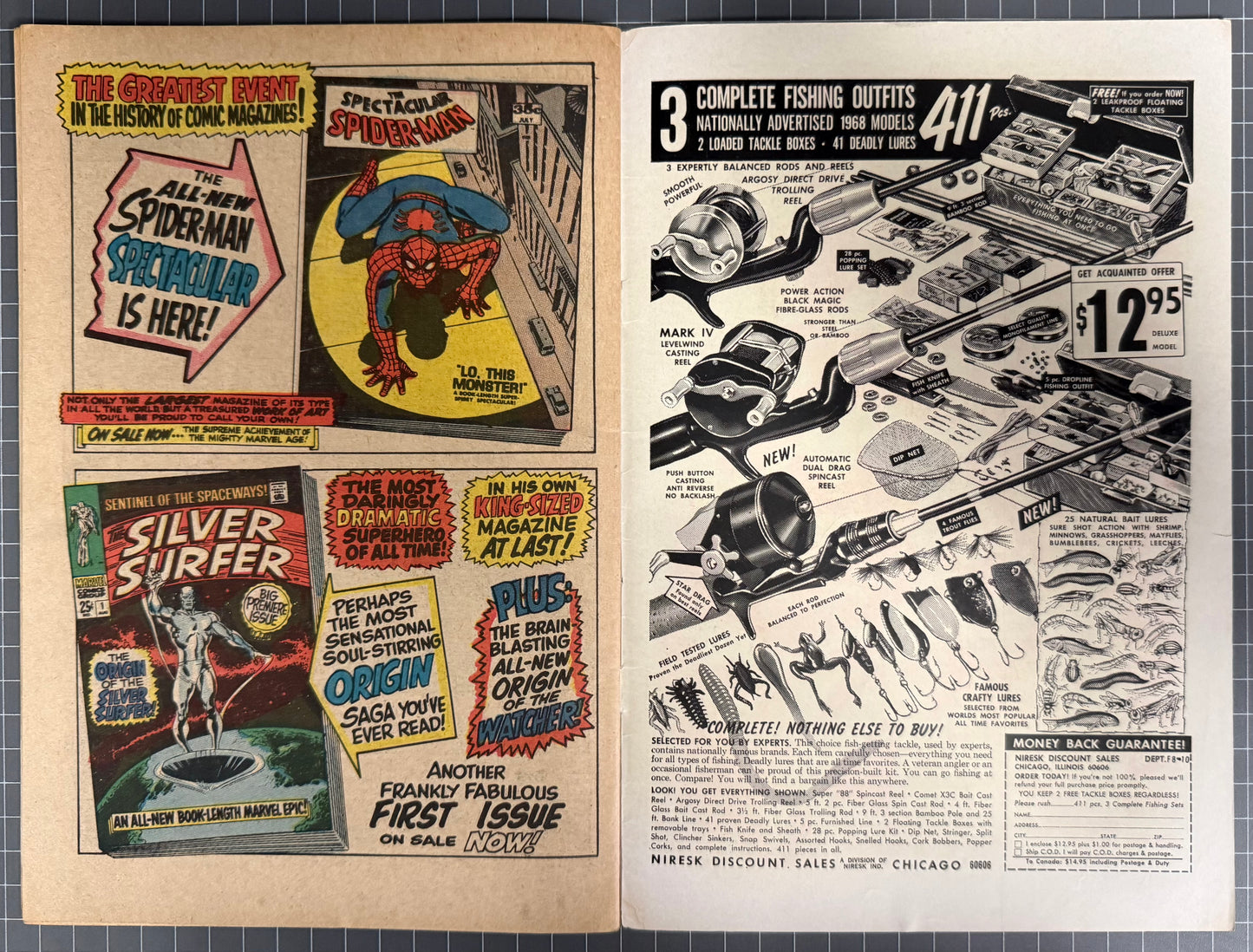 THE AMAZING SPIDER-MAN #63 [MARVEL] COMIC 1968 *JOHN ROMITA SR.* VG/FN