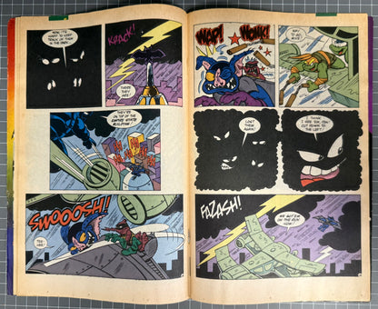 🔑 TEENAGE MUTANT NINJA TURTLES ADVENTURES #8 [ARCHIE] NEWSSTAND COMIC 1990 VG