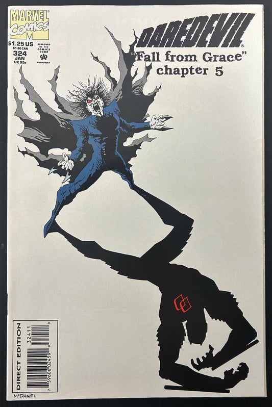 DAREDEVIL #324 [MARVEL COMICS] DIRECT 1994 VF/NM