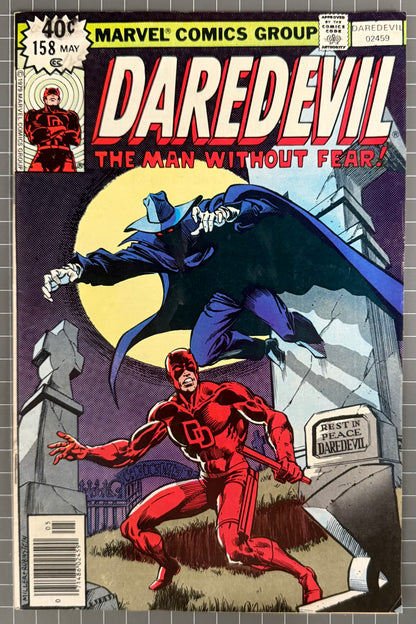 🔑 DAREDEVIL #158 [MARVEL COMICS] ***1ST FRANK MILLER*** NEWSSTAND 1979 VG/FN