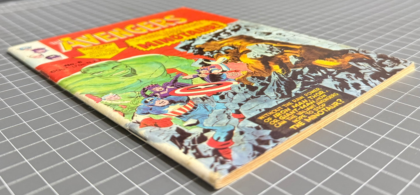 🔑 THE AVENGERS #6 [YAFFA PUBLISHING] AUSTRALIAN MARVEL DIGEST COMIC 1981
