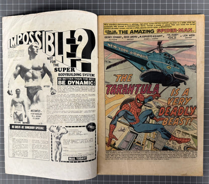 THE AMAZING SPIDER-MAN #147 [MARVEL COMICS] 1975 GD+