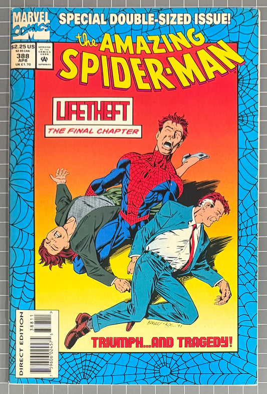 🔑 AMAZING SPIDER-MAN #388 [MARVEL COMICS] DIRECT 1994 VF-