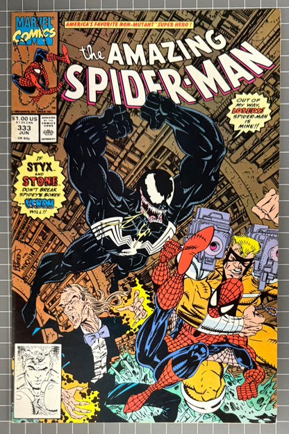 THE AMAZING SPIDER-MAN #333 [MARVEL COMICS] DIRECT 1990 FN