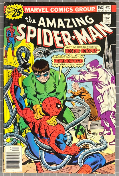 THE AMAZING SPIDER-MAN #158 [MARVEL COMICS] 1976 FN/VF