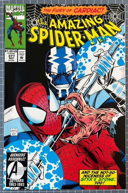 THE AMAZING SPIDER-MAN #377 [MARVEL COMICS] DIRECT 1993 NM-