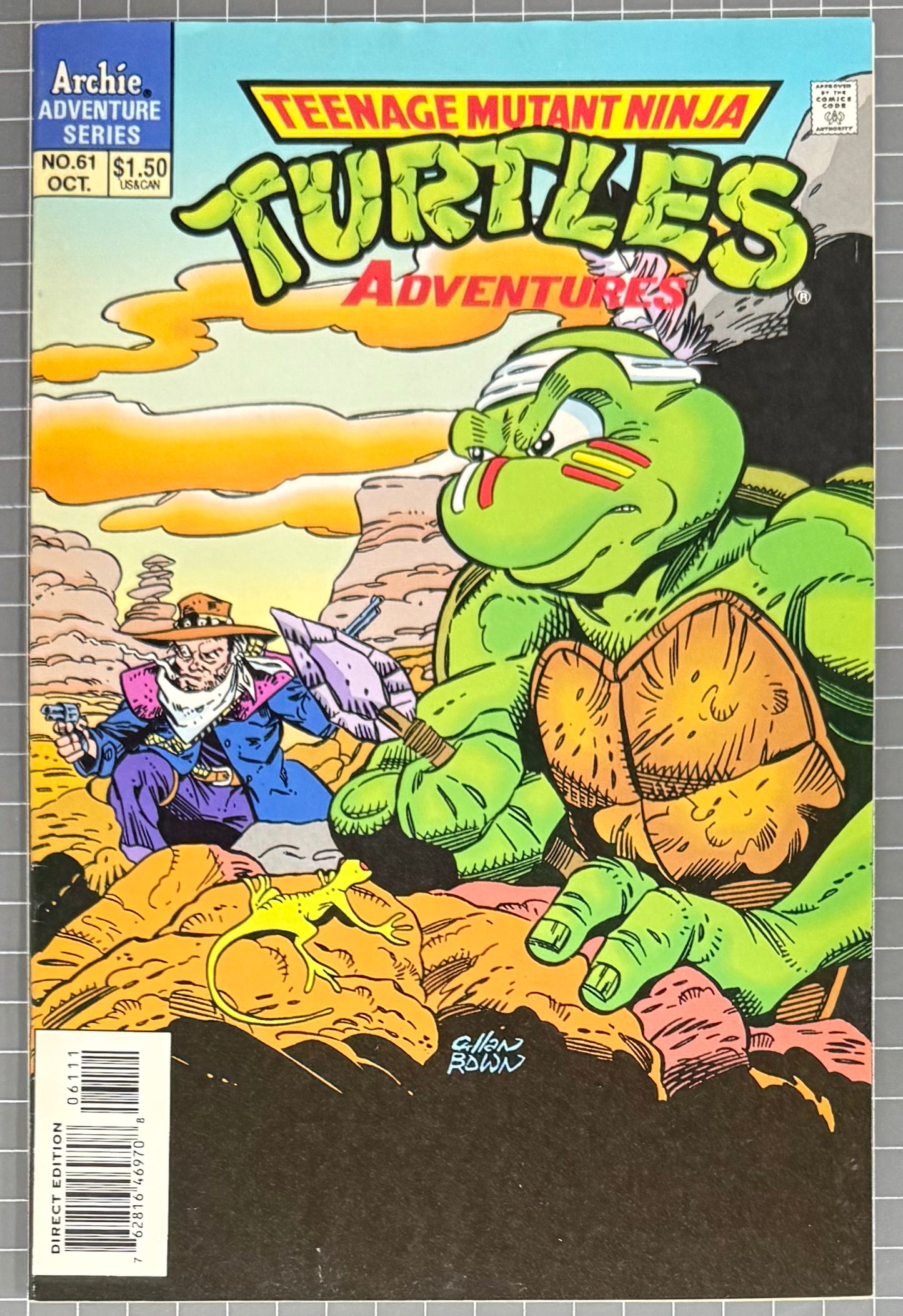 TEENAGE MUTANT NINJA TURTLES ADVENTURES #61 [ARCHIE] DIRECT COMIC 1994 VF