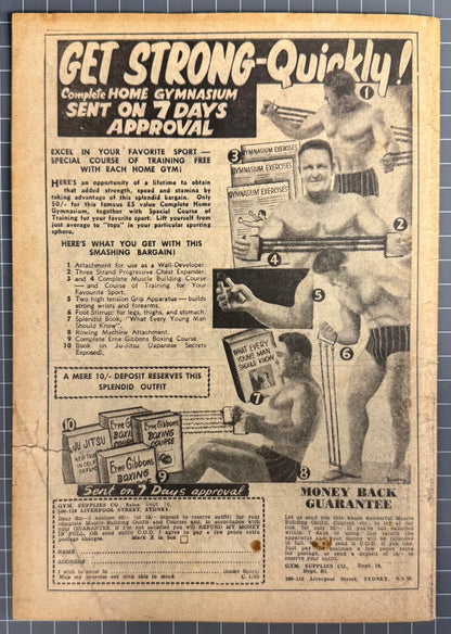CATMAN #19 [TRICHO] AUSTRALIAN *SCARCE* PRE-DECIMAL COMIC 1963