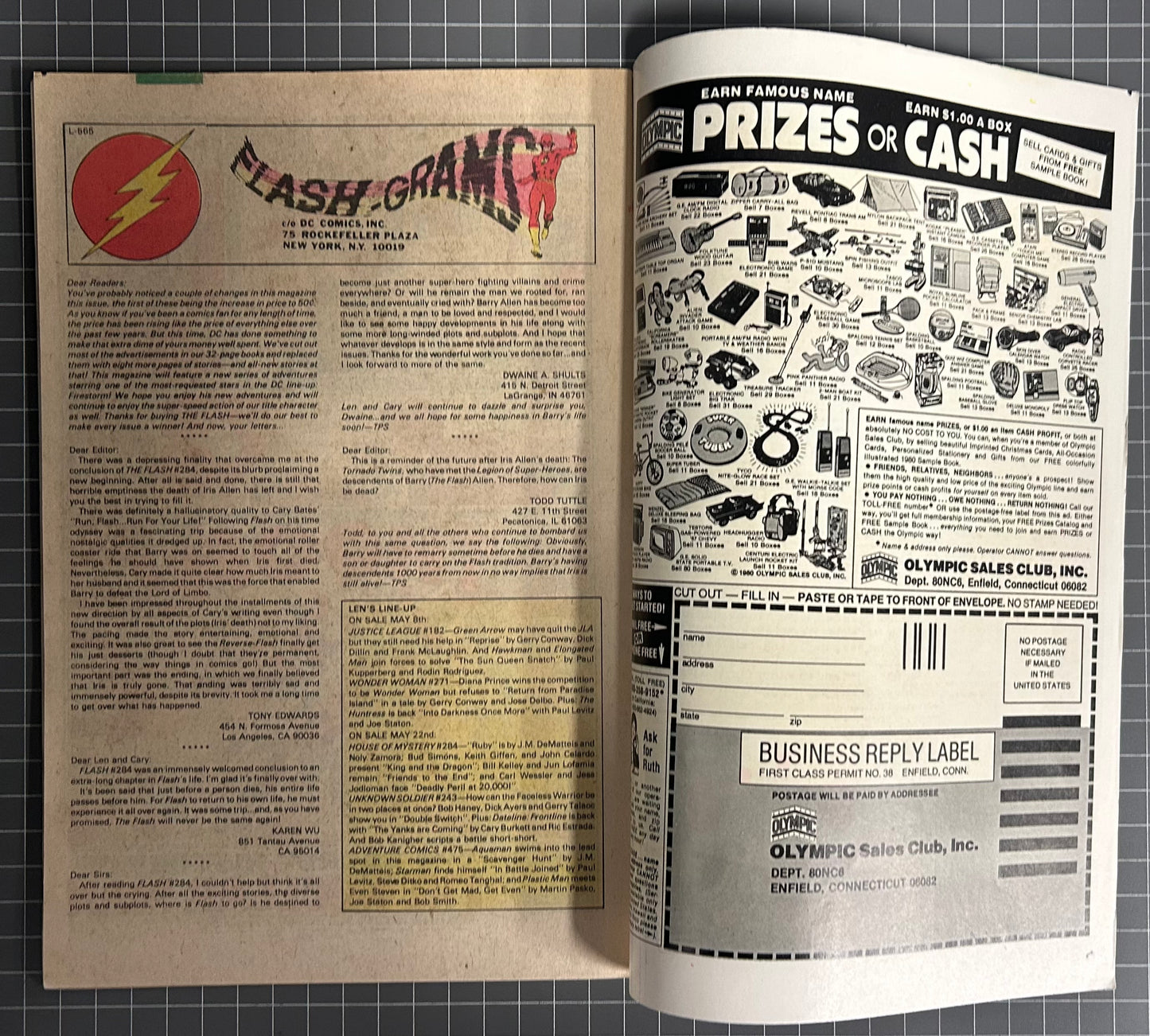 THE FLASH #289 [DC COMICS] NEWSSTAND 1980 VF-