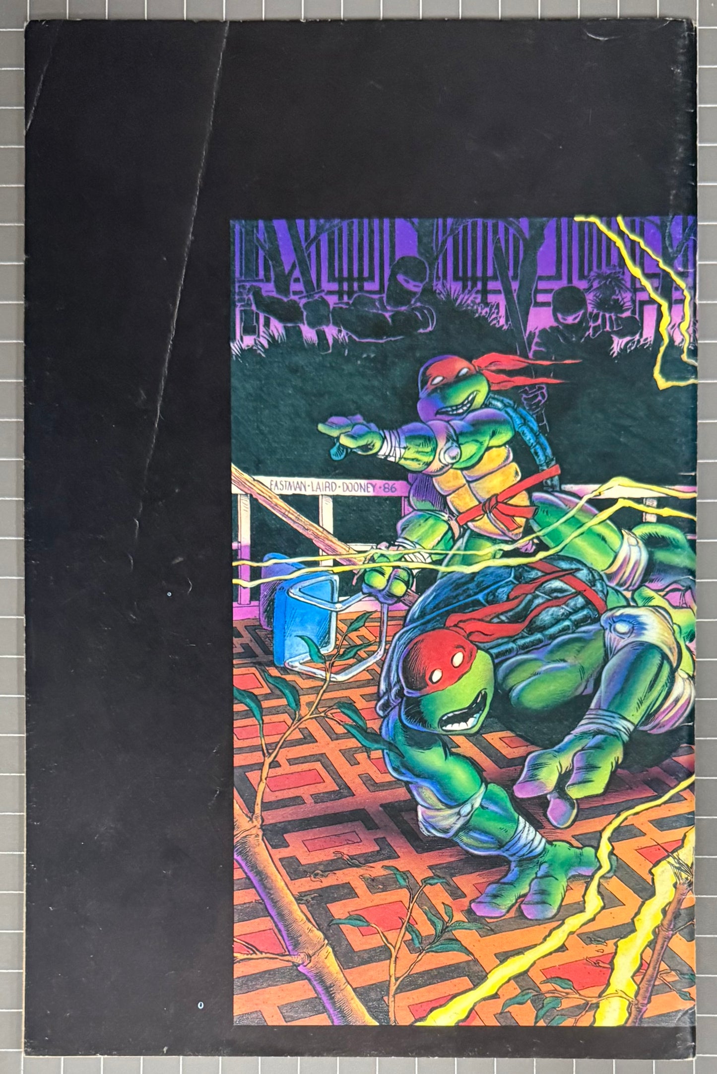 🔑 TEENAGE MUTANT NINJA TURTLES #9 (TMNT) [MIRAGE] COMIC *SPLINTER* 1986 VG+