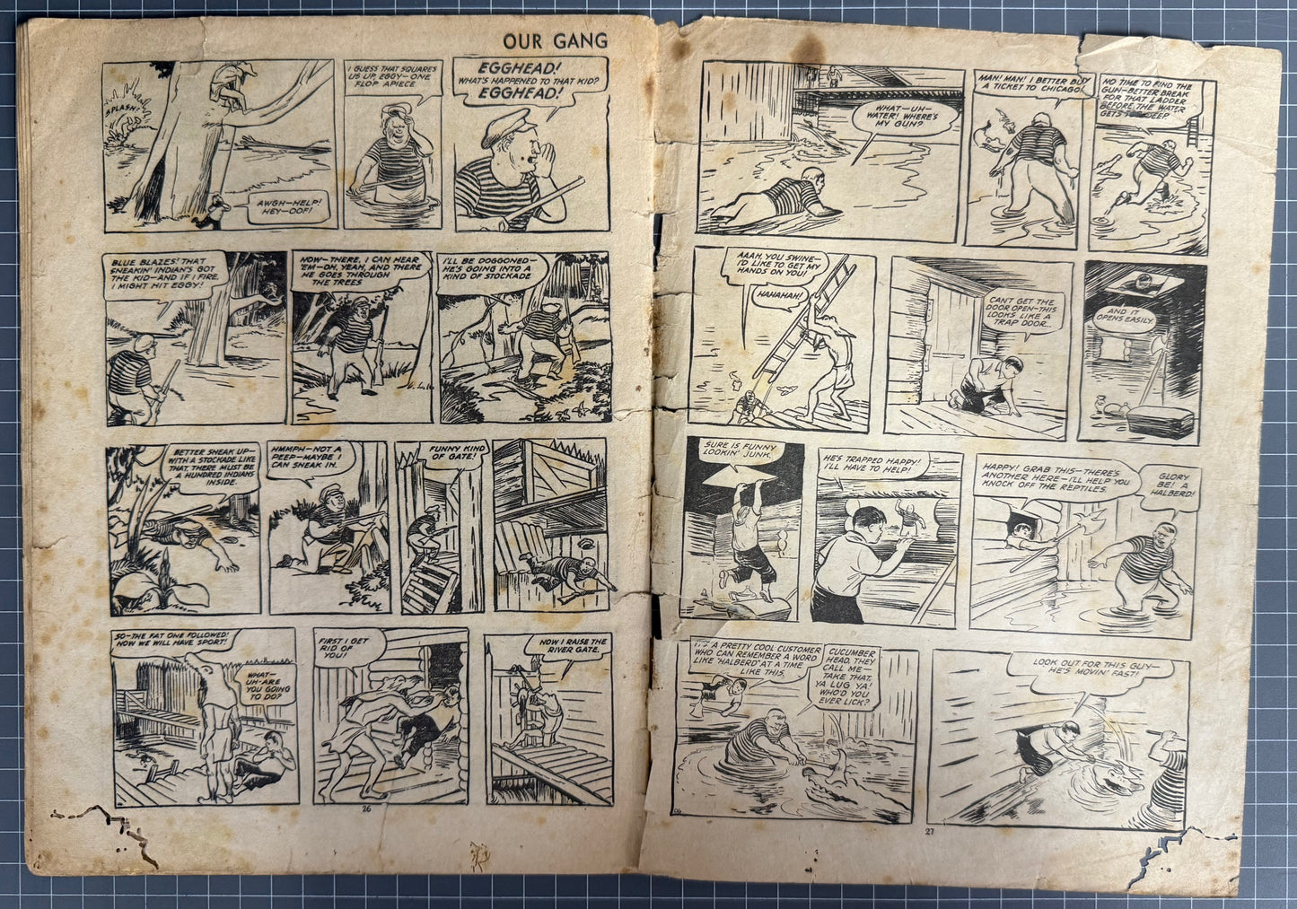 M-G-M CARTOONS PRESENTS OUR GANG IN MYSTERY TREASURE #6 (ROSNOCK) COMIC 1950