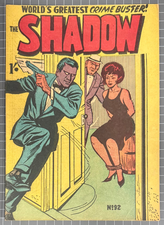 THE SHADOW #92 [TRICHO] AUSTRALIAN PRE-DECIMAL COMIC 1962