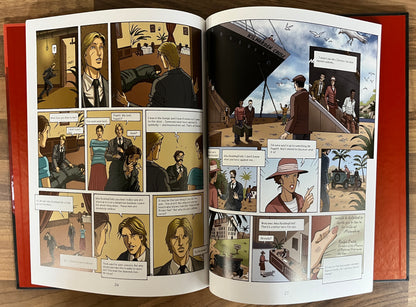 Agatha Christie: The Man in the Brown Suit, Graphic Novel Adapted by Hughot, Illus. Bairi