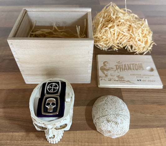 THE PHANTOM SKULL & GOOD MARK LIMITED EDITION RING SET - IKON COLLECTABLES