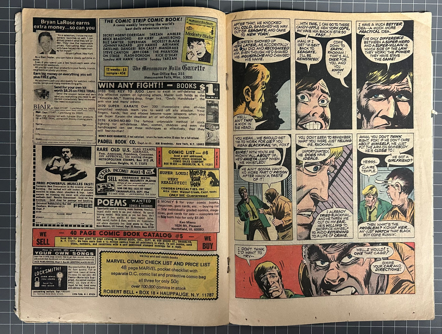 HERO FOR HIRE #14 [MARVEL COMICS] *LUKE CAGE* DIRECT 1973