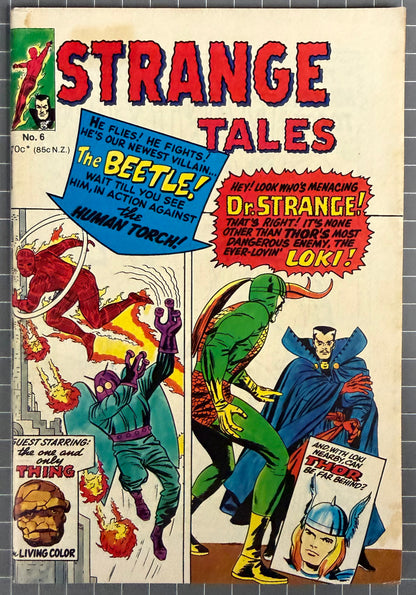 🔑 STRANGE TALES #6 [YAFFA PUBLISHING] *1ST BEETLE* AUSTRALIAN DIGEST COMIC 1980