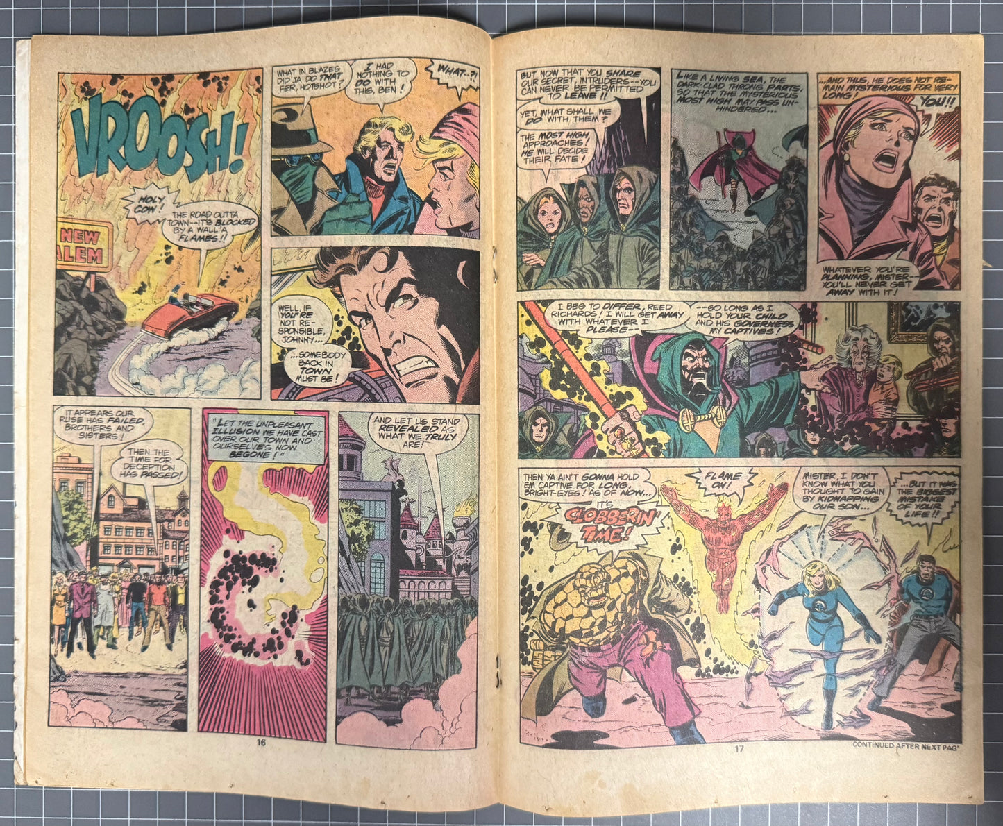 🔑 FANTASTIC FOUR #185 [MARVEL COMICS] *NICHOLAS SCRATCH DEBUT* 1977 GD/VG