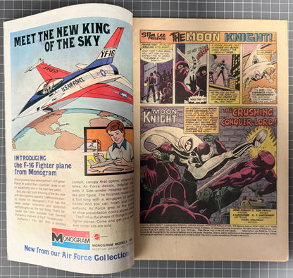 🔑 MARVEL SPOTLIGHT #28 [MARVEL] NEWSSTAND COMIC *1ST SOLO MOON KNIGHT* 1976 FN