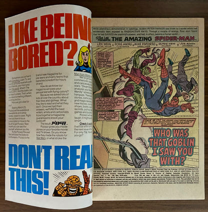 THE AMAZING SPIDER-MAN #180 [MARVEL COMICS] DIRECT 1978 VF+