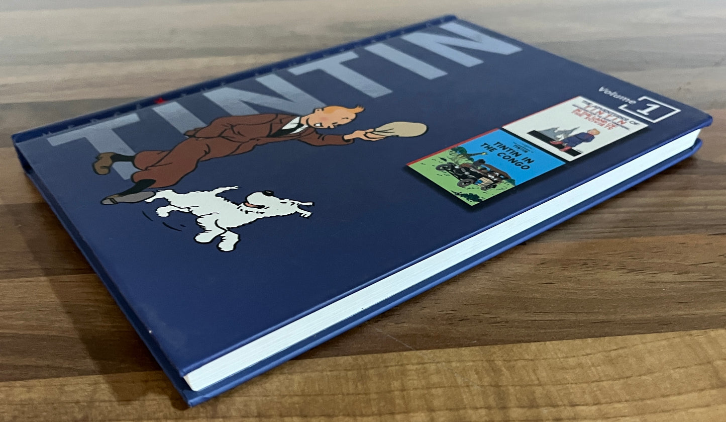 The Adventures of Tintin Volume 1, In The Congo, Land of Soviets - Herge Hardcover, Egmont
