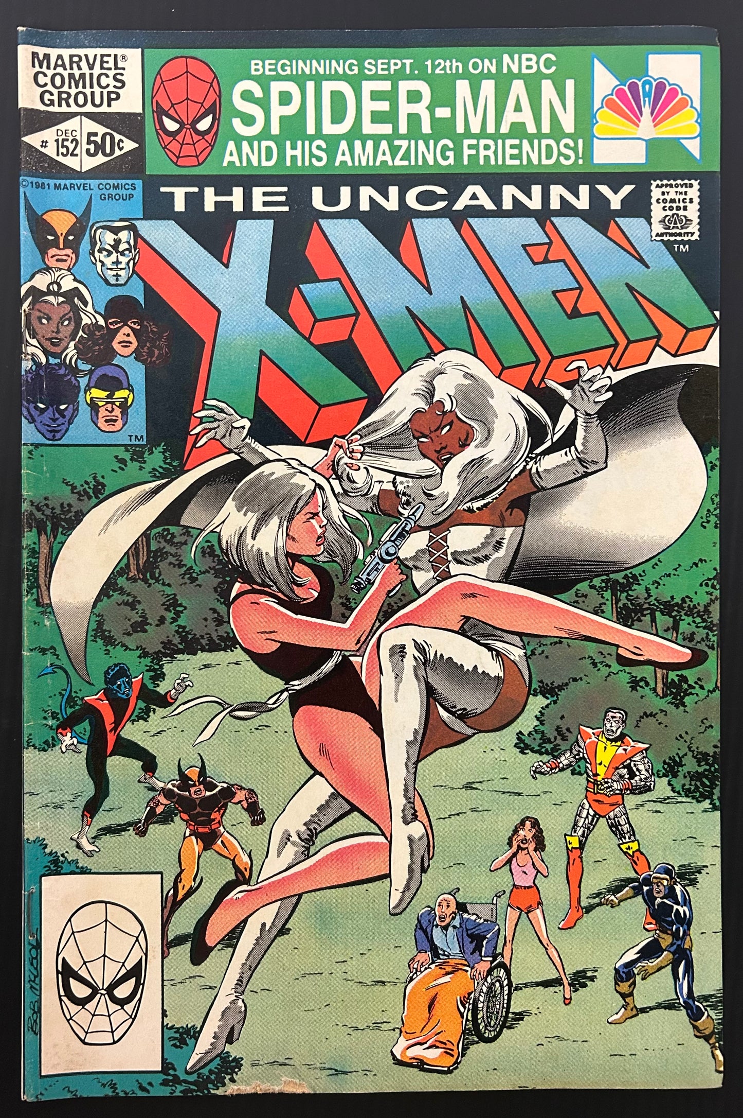 THE UNCANNY X-MEN #152 [MARVEL COMICS] DIRECT 1981 GD/VG