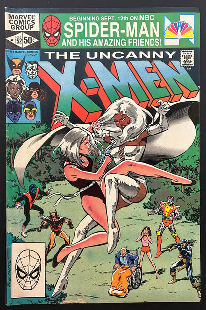 THE UNCANNY X-MEN #152 [MARVEL COMICS] DIRECT 1981 GD/VG